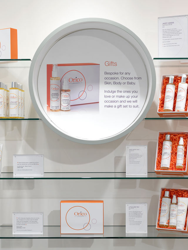 Orico London retail store design