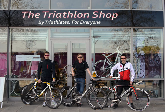 The current site of the Triathlon Shop is in Temple Quay