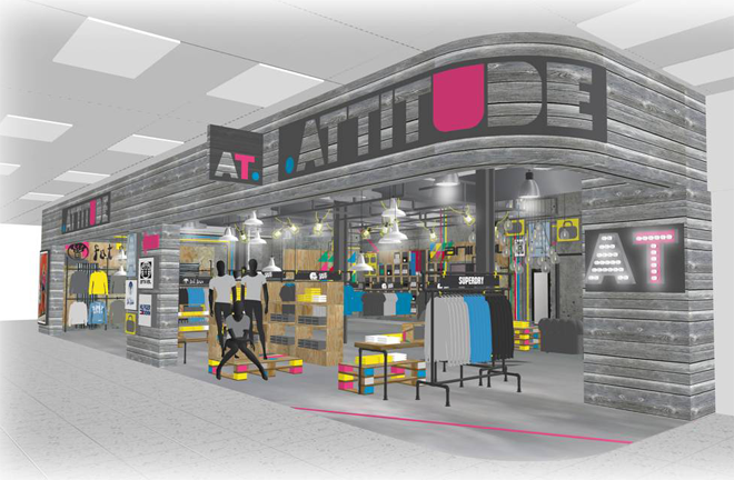 New Attitude store at Manchester Airport