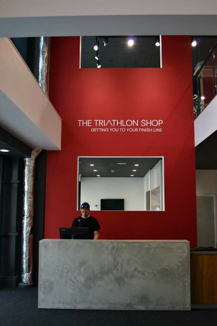 Triathlon Store entrance