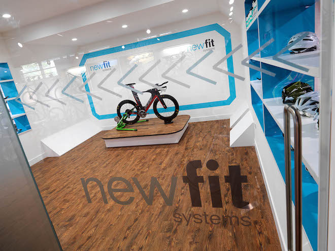 Bike Test workshop built into retail interior