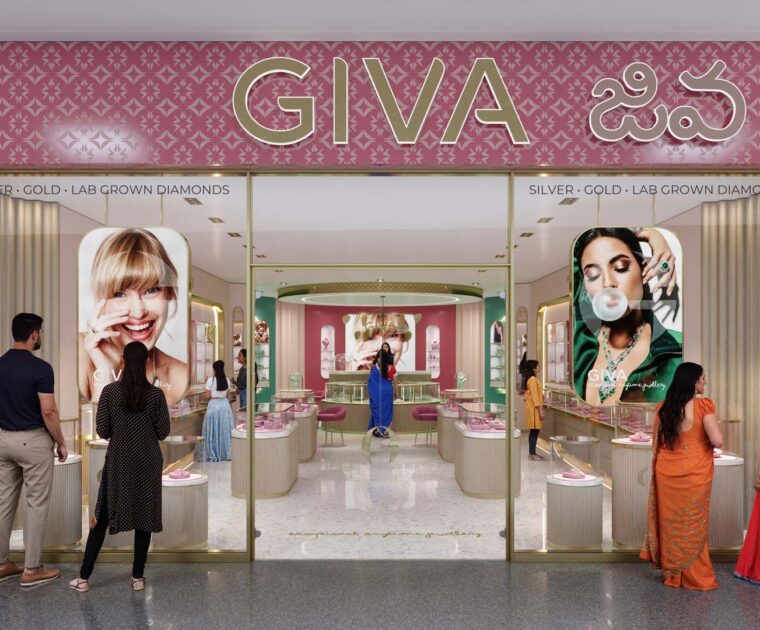 GIVA Jewellery store design