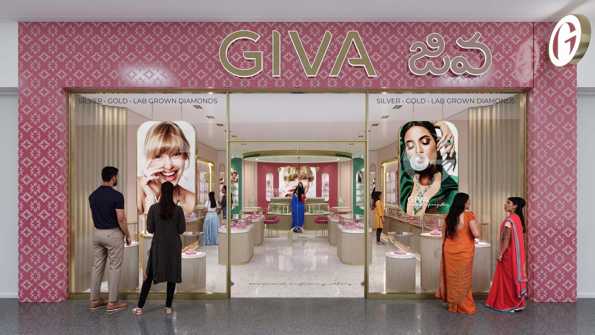 GIVA Jewellery store design