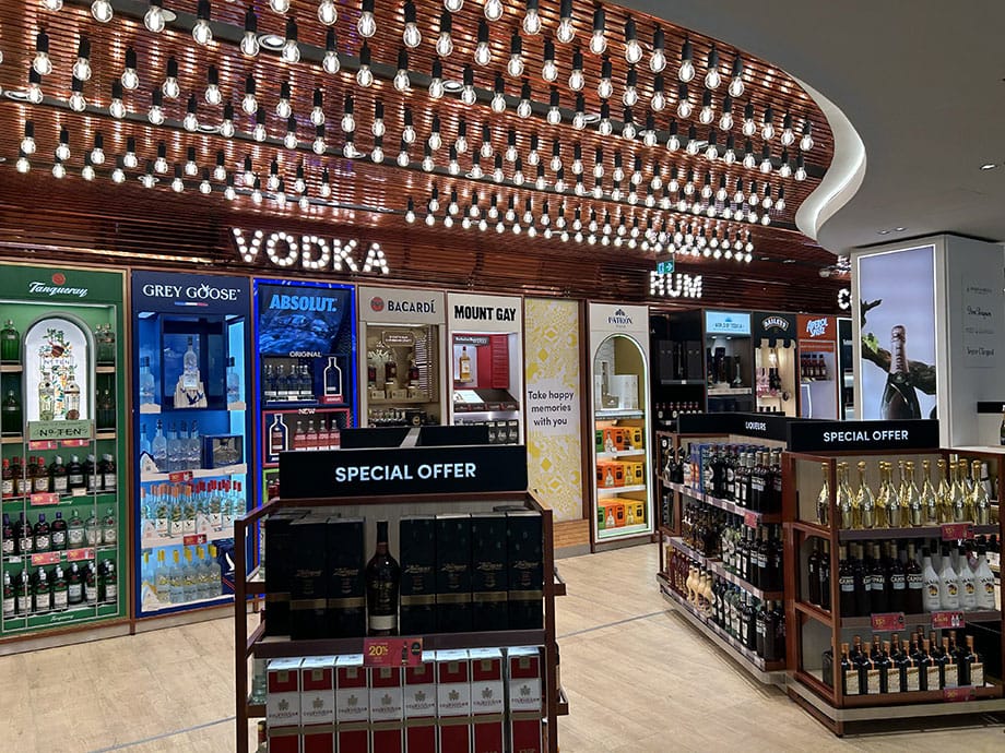 Lisbon Airport Duty Free Shopping